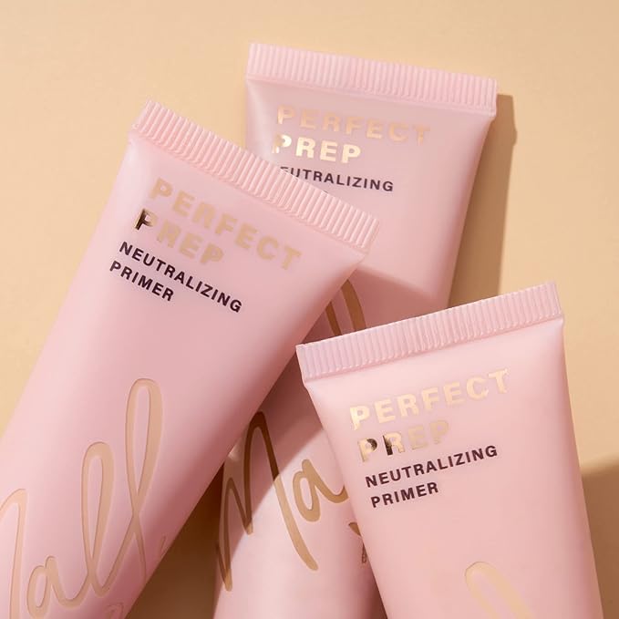 Mally Perfect Prep Neutralizing Tinted Face Primer Deep- 1 Fl Oz - Color-correcting Primer Makeup with Hyaluronic Acid - Long-Wear Foundation Face Primer-Velvo Beauty