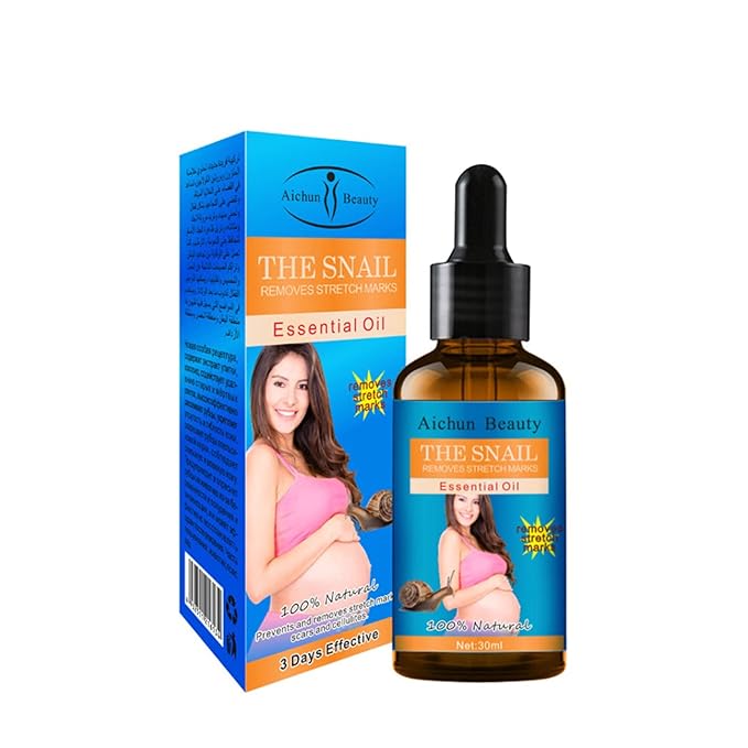 Aichun Beauty Natural Snail Removes Pregnancy Stretch Marks Essential Oil 30ml-Velvo Beauty