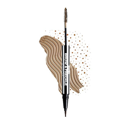 Sacheu Brow & Freckle STAY-N Tinted Eyebrow Gel & Faux Freckle Pen — 2-in-1 Longwear Water Resistant Brows Tint, Cruelty-Free & Vegan, Blonde Roast-Velvo Beauty