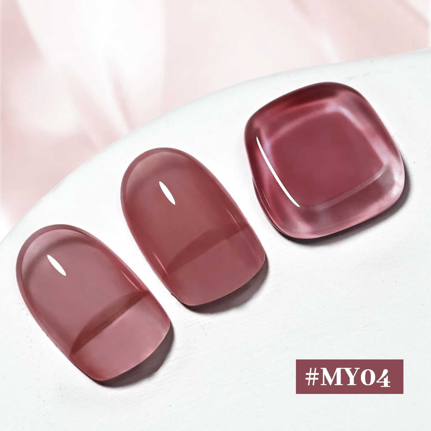 16.5ml Jelly Mauve Red Nail Polish Large Volume Quick Dry Nail Polish, Long Lasting Shine, Fingernail Toenail Nail Art DIY Home Travel Nail Art Gift-Velvo Beauty