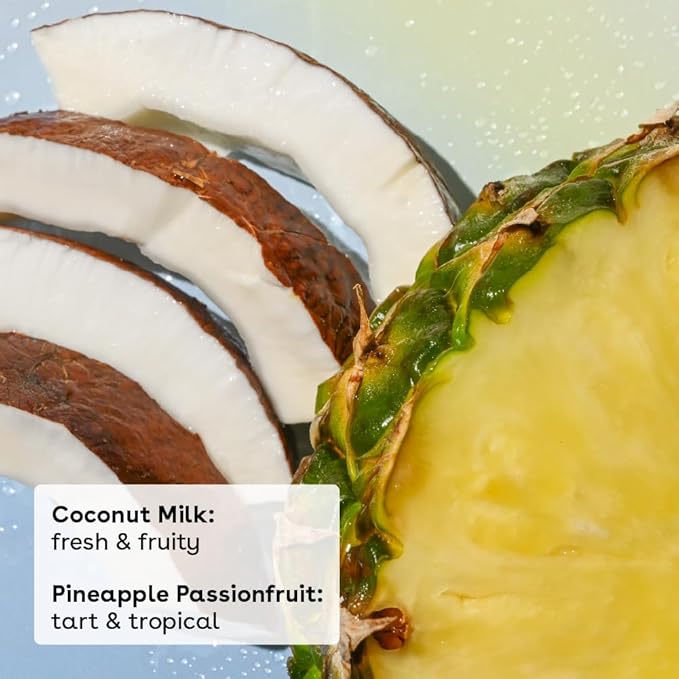 eos 100% Natural Lip Balm- Coconut Milk and Pineapple Passionfruit, All-Day Moisture Lip Care, 0.14 oz, 2 Pack-Velvo Beauty