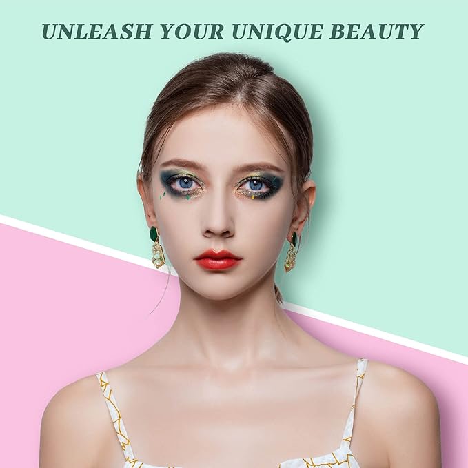 Dito 15 Color Jungle Eyeshadow Palette With 2Pcs Makeup Brush, Long Lasting Matte Makeup Palette With Mirror, Waterproof Shimmer Glitter Eyeshadow Pallet For Wife & Lover & Mother-Velvo Beauty