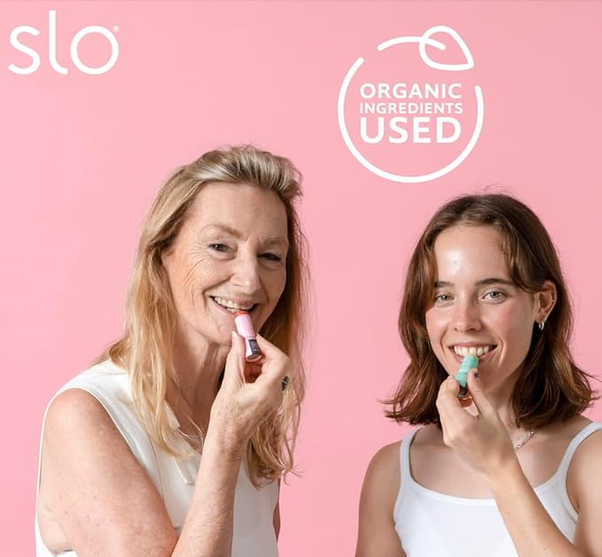 Slo | Natural Lip Balm - All Natural Ingredients, Vegan & Cruelty Free, Hydrating & Soothing, Plastic Free, Paper Packaging | Vanilla + Cacao, 0.28oz-Velvo Beauty