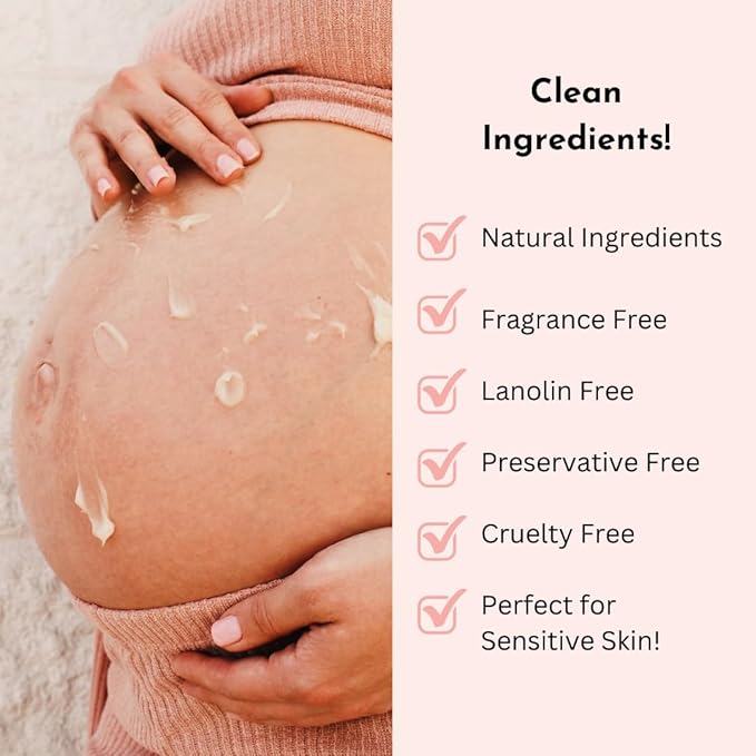 Belly Bundle - Organic Belly Balm and Natural Oil for Pregnancy Stretch Marks and Scars (5 piece set - SM)-Velvo Beauty