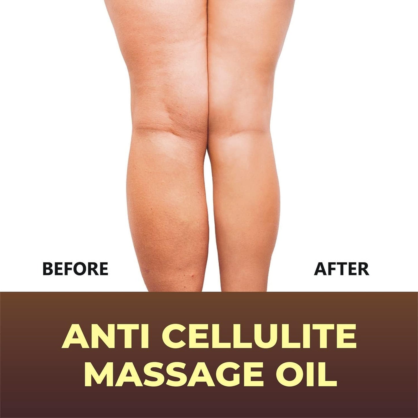 First Botany, Anti-Cellulite Massage Oil Infused with Collagen & Stem Cells - Natural Cellulite & Stretch Mark Treatment for Men & Women - 8 oz-Velvo Beauty