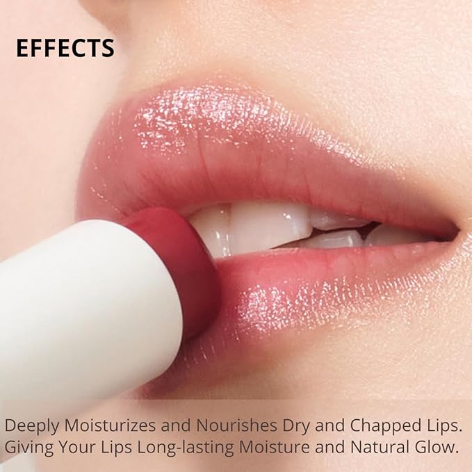 All Day Essential Tinted Lip Balm 04 Allure Rose | Natural Gloss Balm, Moisturizing Lip Care, Deep Nourishing Plant-Based Chapstick, Lasting Hydration Lip Butter for Dry Cracked Chapped Lips-Velvo Beauty