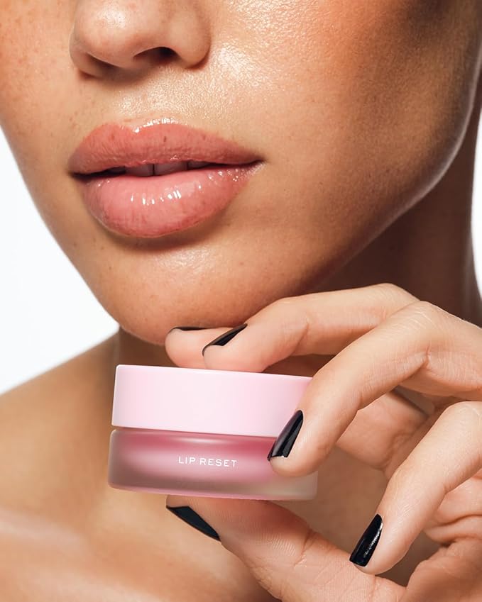 MAKE Beauty Lip Reset Overnight Lip Mask. Nourishing, Hydrating Lip Treatment for Dry, Flaky Lips. Plumps, Softens, and Smooths. Lunar Lemonade Flavor-Velvo Beauty