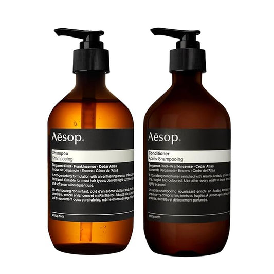 Aesop Shampoo & Conditioner Set | Hydrates, Softens, & Adds Shine | All Hair Types | 16.9 oz / 500mL-Velvo Beauty
