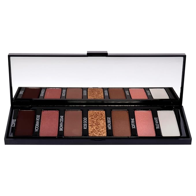 Pupa Milano Make Up Stories Eyeshadow Palette 004 Rose Addicted - 7-Shade Shadow Collection with Matte, Satin, and Metallic Color Options - High Pigment Formula - Soft, Blendable Texture - 0.469 oz-Velvo Beauty
