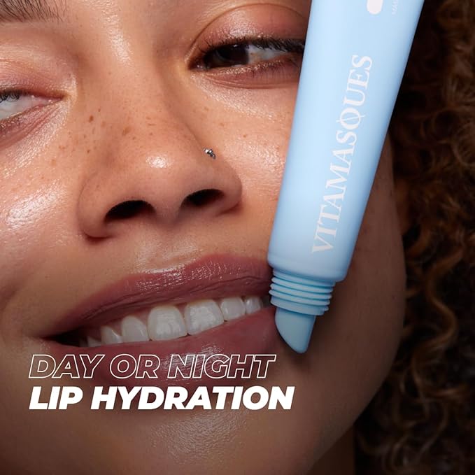 Vitamasques Overnight Lip Mask - Hydrating Coconut Flavor Lip Balm Moisturizer with Vitamins & Natural Oil Hydrates, Nourishes & Plumps Lips Area - Korean Skin Care Lip Care Products (Pack of 3)-Velvo Beauty