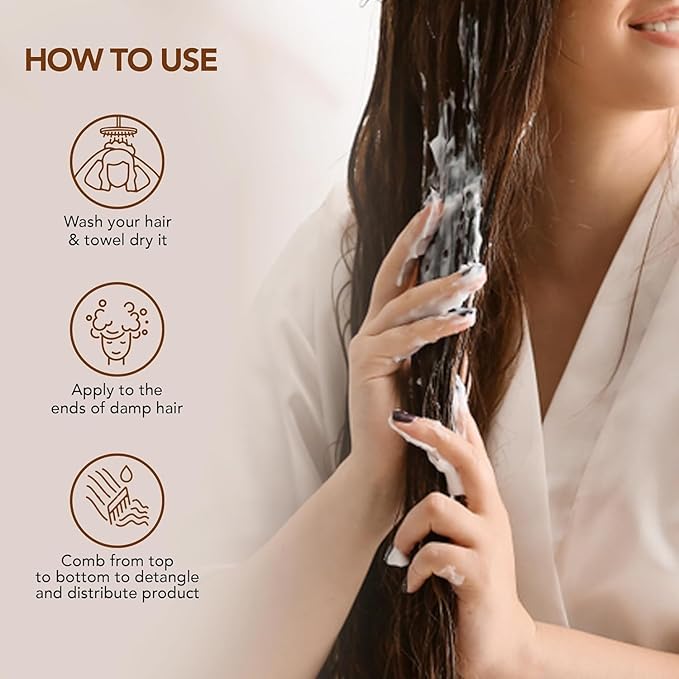 Botanic Hearth Leave In Conditioner For Curly, Frizzy, Dry, Damaged Hair | Detangling Conditioner With Shea Butter, Argan Oil & Allantoin | Smooth Flyaways & Add Shine | For All Hair Types | 8 Oz-Velvo Beauty