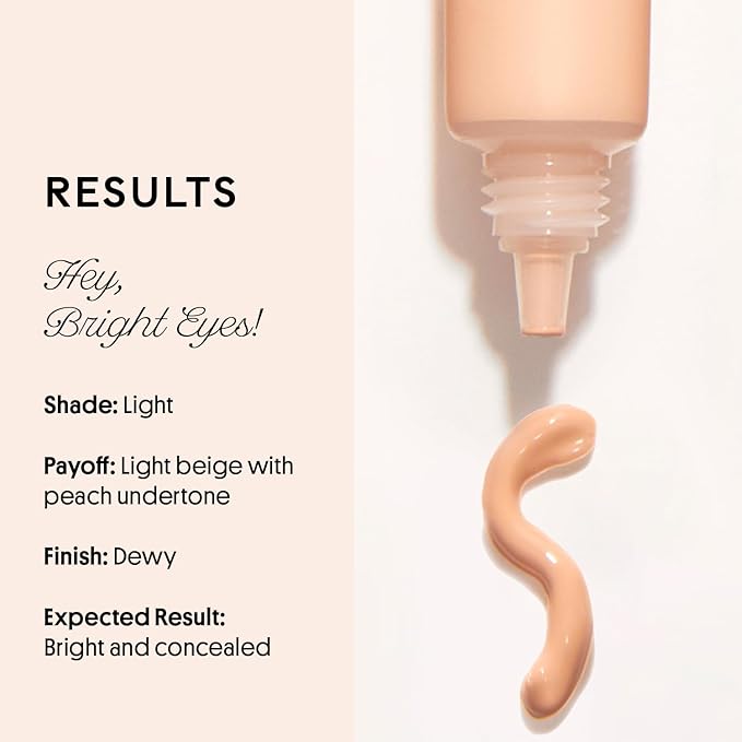 Winky Lux Peeper Perfect Under Eye Concealer, Makeup & Eye Brightener, Full Coverage Concealer for Dark Circles, Color Corrector & Eye Primer, With Collagen, Hyaluronic Acid & Vitamin E (Light)-Velvo Beauty