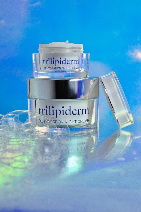 Trilipiderm Rehydration Night Crème .5oz Travel Size Night Rejuvenation with Anti-Aging Hyaluronic Acid and Retinol-Velvo Beauty