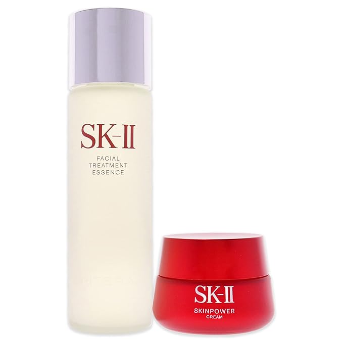 SK-II Facial Treatment Essence And Skinpower Cream Set Unisex 2 Pc-Velvo Beauty