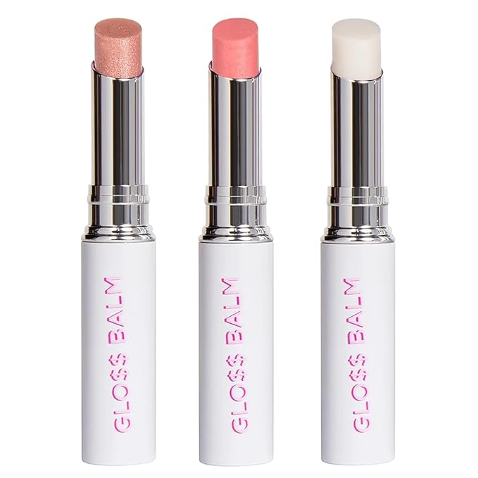 Petite 'n Pretty Full Size Glo$$ Lip Balm Trio Set - Makeup for Kids, Tweens, Teens- Hydrating, Lightweight Lip Gloss, Made in the USA (Shine Bright, Sell Out, Stocks and Bronze)-Velvo Beauty