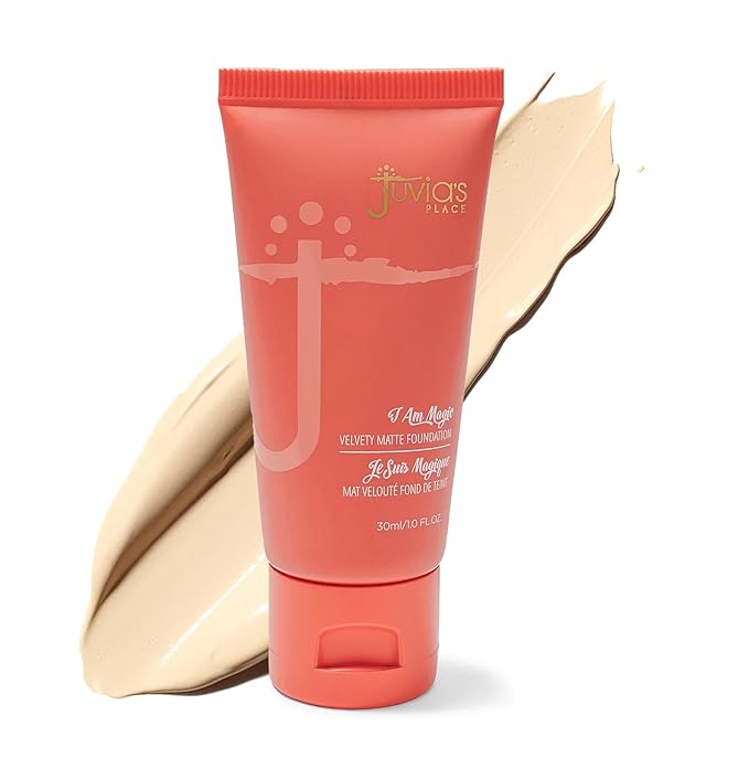 Juvia's Place I Am Magic Velvety Matte Liquid Foundation 700 - Vienna - Very Light w/Warm Undertone, Makeup Foundation Full Coverage, Lightweight, Long Wear, Velvety Matte Finish-Velvo Beauty