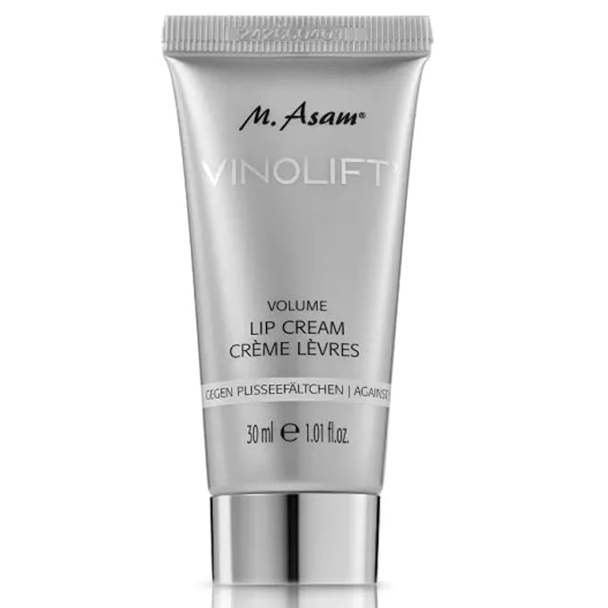 M. Asam VINOLIFT Volume Lip Cream - Anti-age volume & lip care against fine lip lines for mature & demanding skin, plumping lip care for moisturized & soft lips, 1.01 Fl Oz-Velvo Beauty
