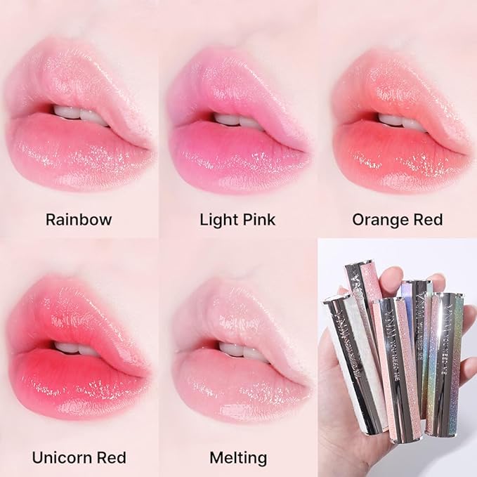 Rainbow Honey Lip Balm (+4 colors) Color-Changing, Non-Sticky, K-beauty, Korea Olive Young Awards Winner, High-Shine,Comfortable, tinted Lipbalm, moisturize with Manuka Honey-Velvo Beauty