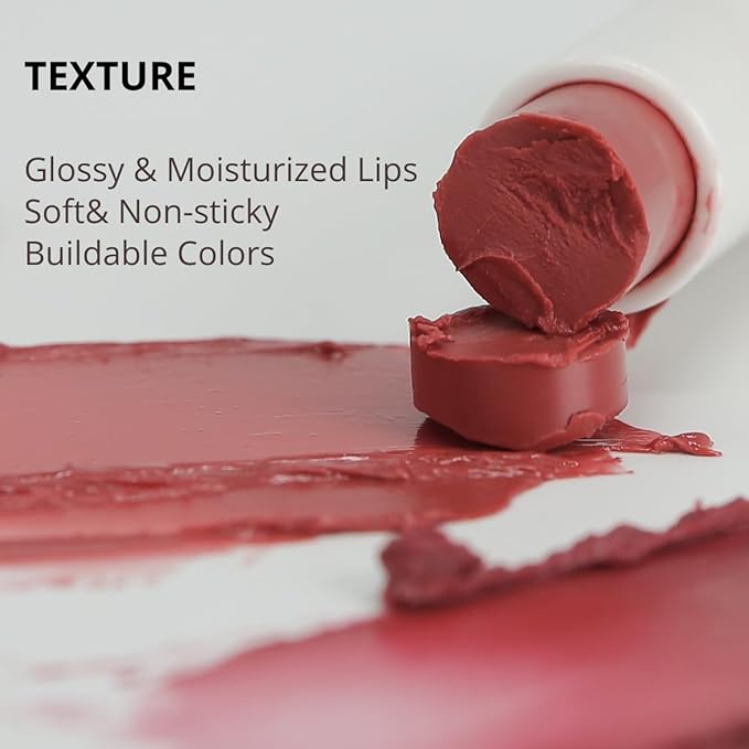 All Day Essential Tinted Lip Balm 04 Allure Rose | Natural Gloss Balm, Moisturizing Lip Care, Deep Nourishing Plant-Based Chapstick, Lasting Hydration Lip Butter for Dry Cracked Chapped Lips-Velvo Beauty