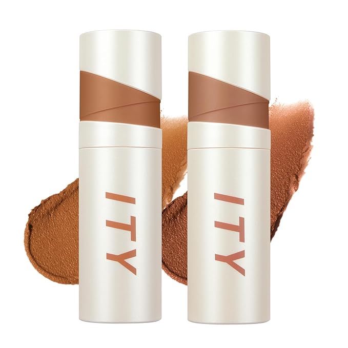 ITY Velvet Matte Finish Lip Stain-Mousse Textured Lip Clay, Red Shade, Conceals Lip Lines, Rich Pigment Lip Tint Lipsticks, 0.14 oz (4g) in Ginger, Embered.-Velvo Beauty