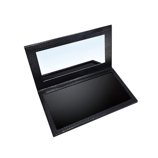 Magnetic Palette Empty Eyeshadow Makeup Palette with Shatterproof Mirror for Eyeshadow Lipstick Blush Powder (Black)-Velvo Beauty