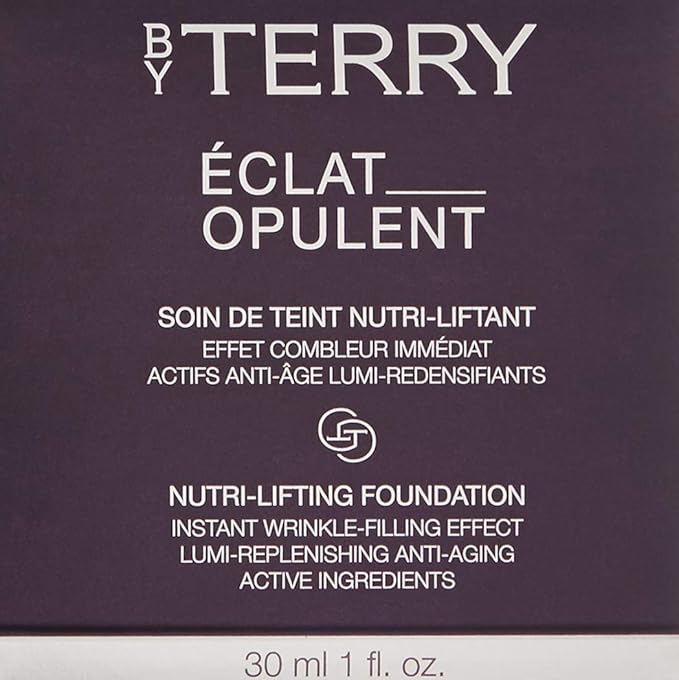 By Terry Eclat Opulent Anti-Aging Lifting Foundation, Medium - Full Coverage, Hydrating & Radiance Boosting, 1 Eclat Naturel, 1.01 fl oz-Velvo Beauty