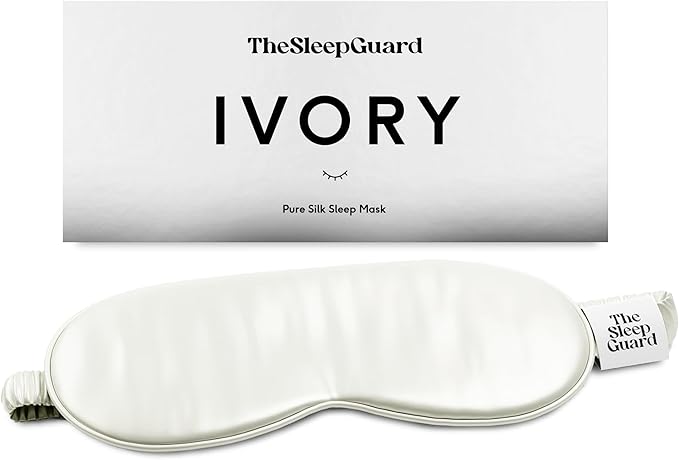 Pure Silk Sleep Mask [100% 6A Mulberry Silk, 22 Momme] Light Blocking Travel Essentials. Eye Masks for Sleeping. Black Oeko-Tex Blindfold. Eye Covers for Men & Women-Velvo Beauty