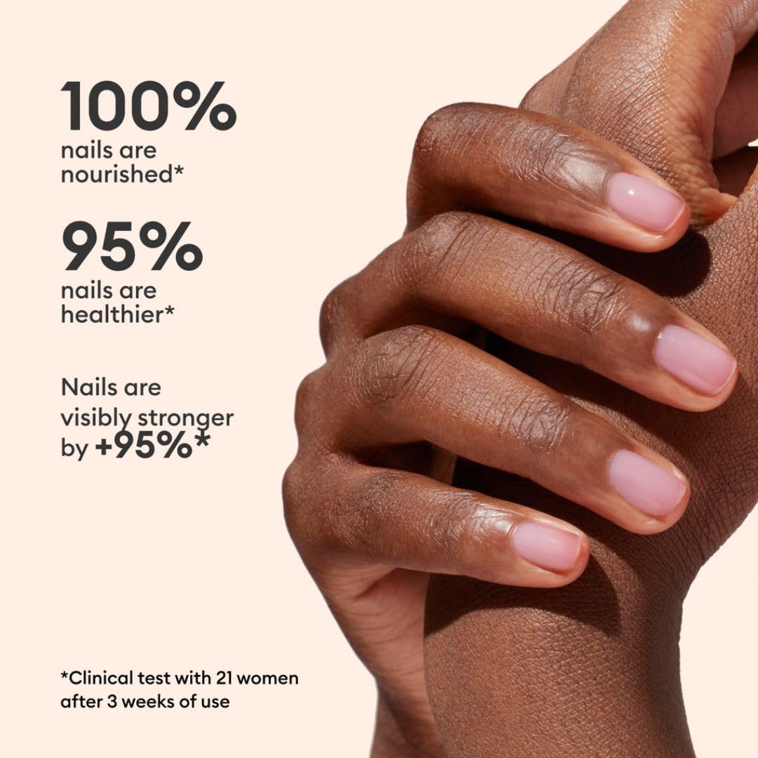 Manucurist Active Glow Blueberry All-in-One Perfecter Nail Polish & Care - No Lamp - Vegan & Made in France Ultra-Glowy Rose Mirror-Like Shine - Nail Concealer & Care - Plant-Based Ingredients-Velvo Beauty