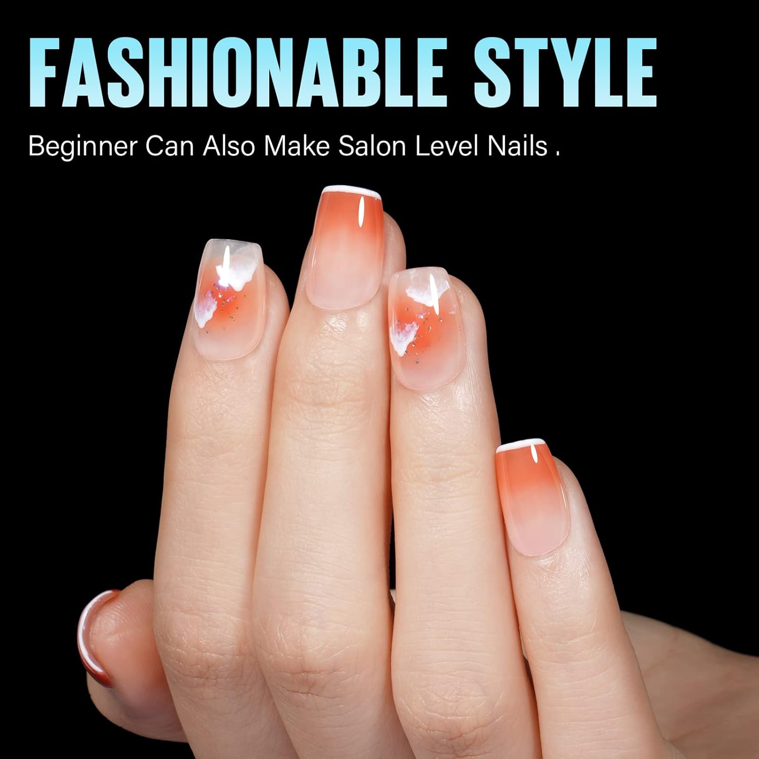 TOMICCA Extra Short Coffin Nail Tips 240Pcs 15 Sizes Full Cover Gel Nails, Soft Acrylic Gel Nail Tips for Nail Extension-Velvo Beauty