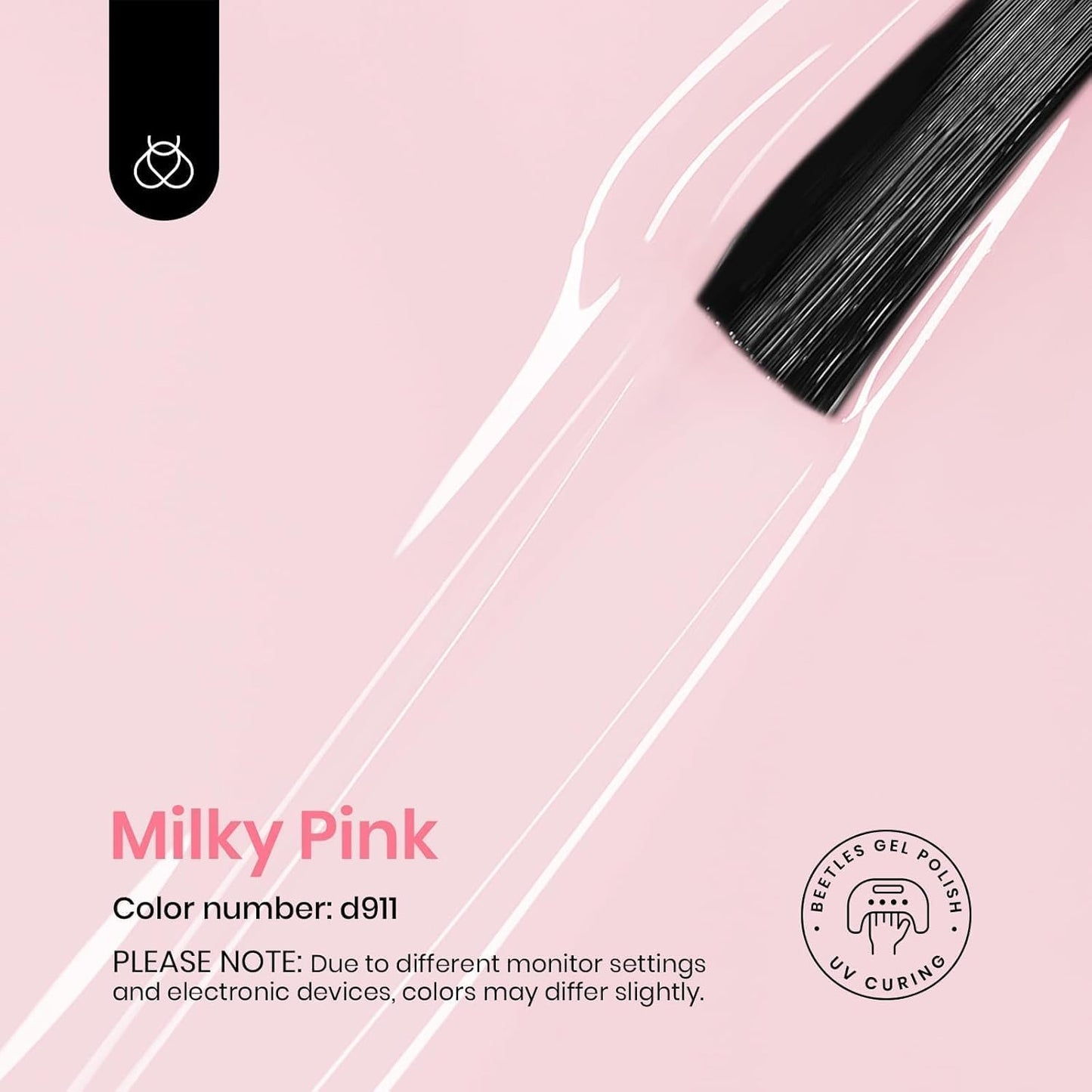 beetles Gel Polish 3 Pcs 15ml No Wipe Gel Top and Base Coat Bubble Bath Gel Polish Soak Off Uv Lamp-Long Lasting Glossy Top Base Gel Milky Pink Gel Nail Polish Jelly Gel Polish Set for Women-Velvo Beauty