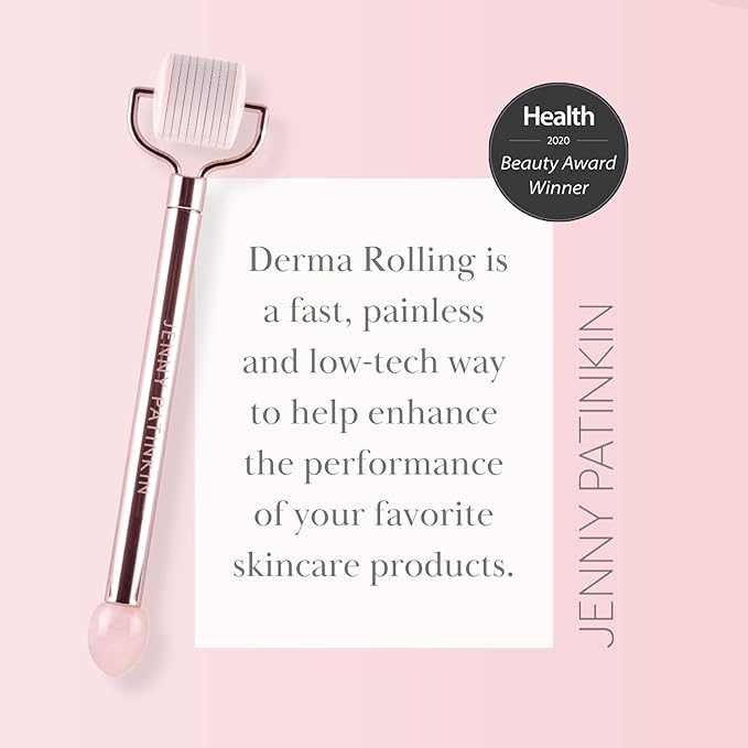 Rose On Rose Derma Roller by Jenny Patinkin-Velvo Beauty