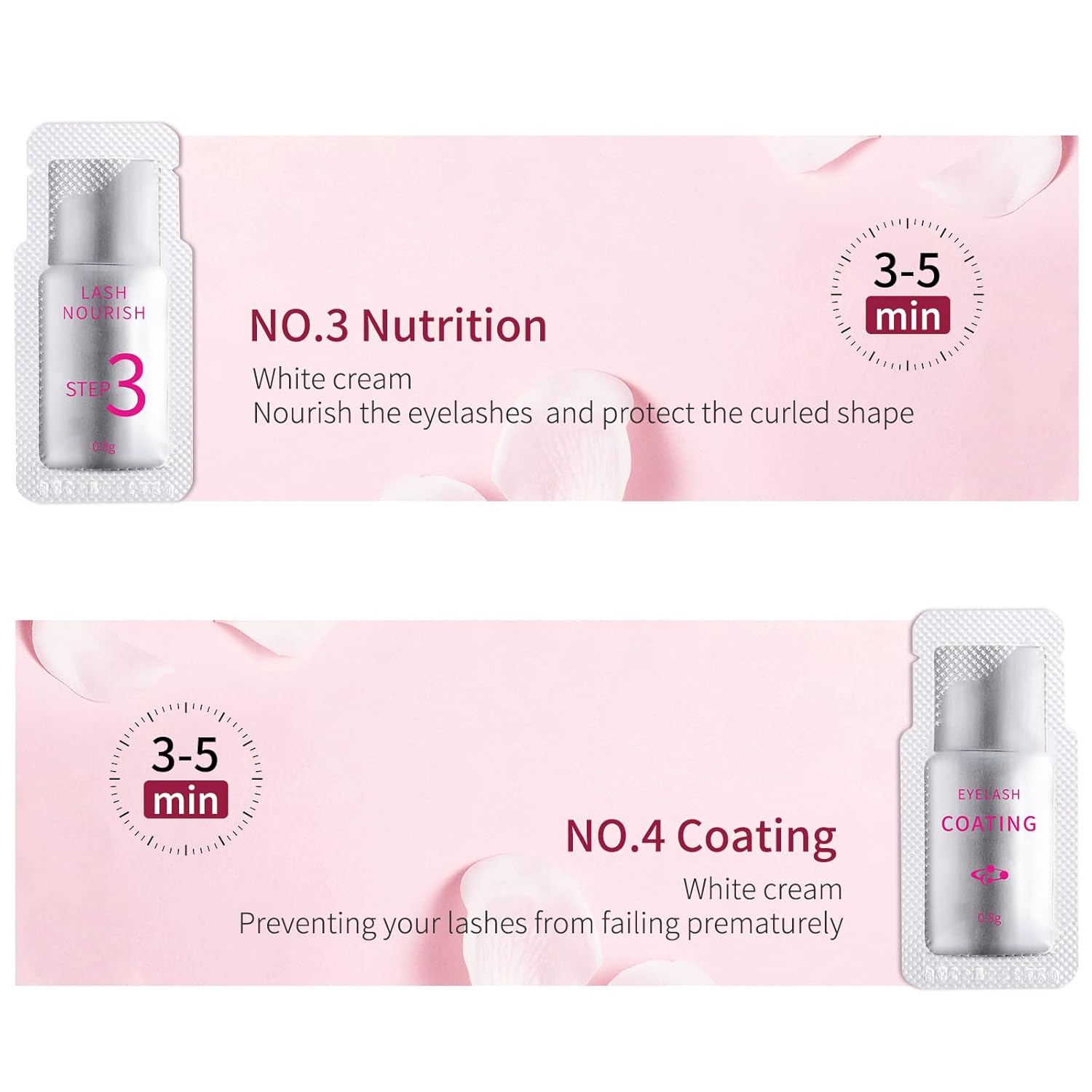 2025 Upgraded Fast Perm Lash Lift Kit Eyelash Perm Kit Eyelash Coating Lotion (Quantity: 10 Packs)-Velvo Beauty