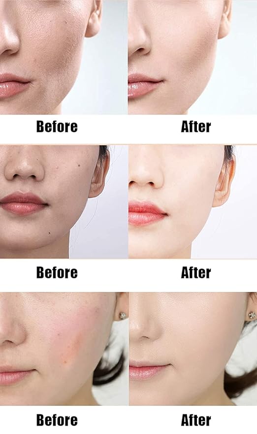 GL-Turelifes Mushroom Head Air Cushion Foundation CC Cream Water Feeling Flawless BB Cream Moisturizing Oil Control, Lightweight & Smoothing Natural Concealer (Apricot)-Velvo Beauty