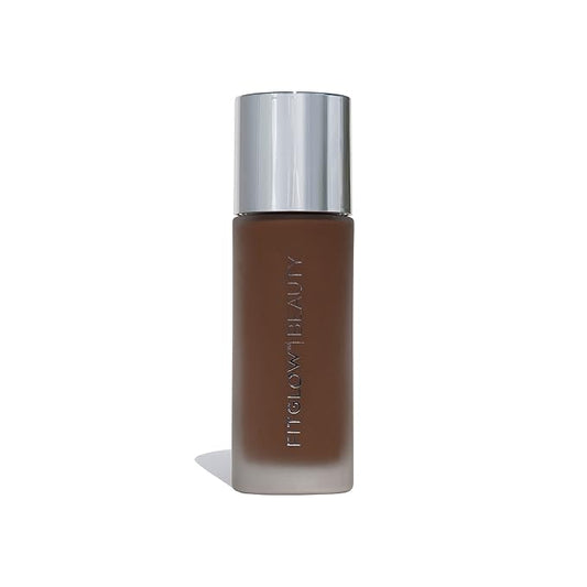 Fitglow Beauty - Natural Foundation+ Photo-Filtering Foundation | Vegan, Woman-Owned Clean Beauty (F7.5 - Rich Deep, Red Undertones)-Velvo Beauty