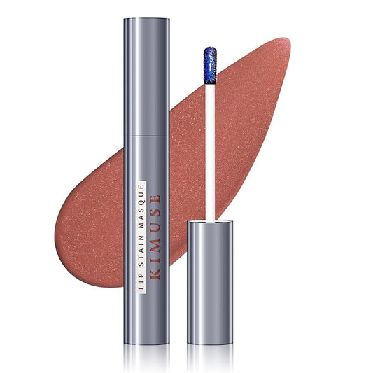 KIMUSE Lip Stain Masque: Peel Off Lip Stain Long Lasting Waterproof 12HR Transfer Proof & Hydrating Tint, Instant Lip Color With Natural Matte Effects, Vegan & Easy To Use-Velvo Beauty
