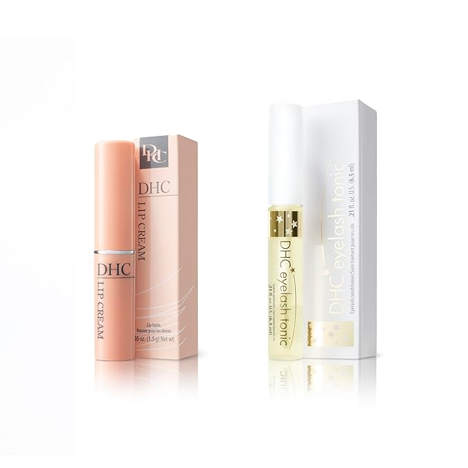 DHC Lip Cream 0.05 oz. Net wt. and Eyelash Tonic 0.21 Fl Oz.-Velvo Beauty