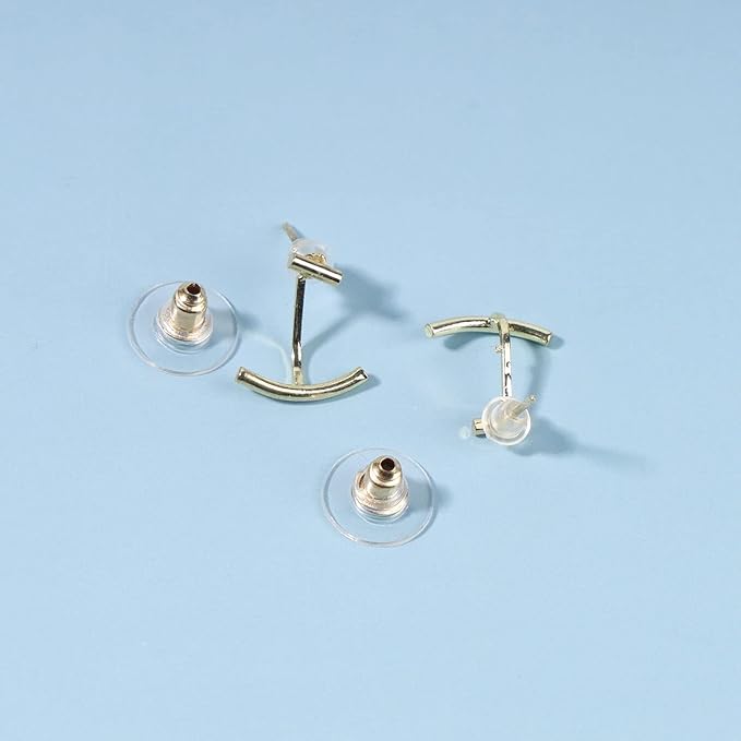 Boho Bar Ear Jacket Earrings Gold Stick Studs Earrings Minimalist Geometric Earrings Bar Ear Crawlers Earrings Jewelry for Women and Girls-Velvo Beauty