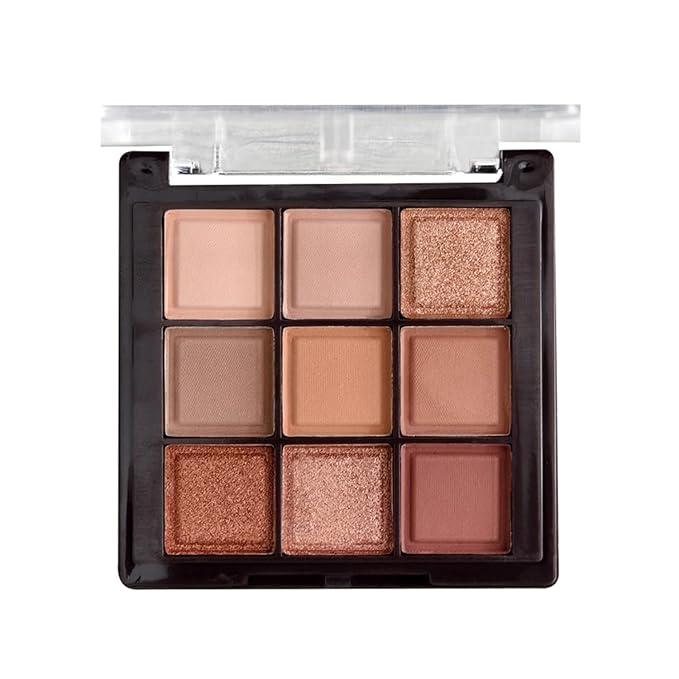 K'APEINE Eyeshadow Palette 9-Colors Nude Eye Shadow Palette Natural Brown Eyeshadows Palette Makeup Cool-Toned Highly Pigmented Eyeshadow for Eyes Long Lasting Naturing-Looking-Velvo Beauty