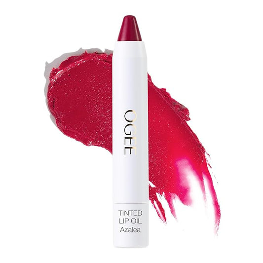 Ogee Tinted Sculpted Lip Oil, Azalea-Velvo Beauty