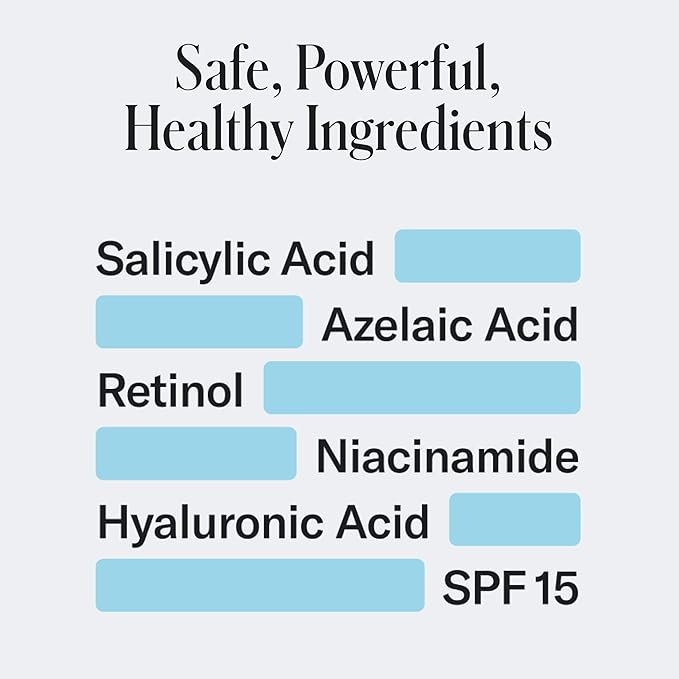 Geologie Clear System | 3-Step Acne Treatment & Skincare Set | Clears Skin Fast | Acne Gel Cleanser, SPF15 Day Cream & .2% Retinol Face Cream For Men & Women | Month 2 / Level 2-Velvo Beauty