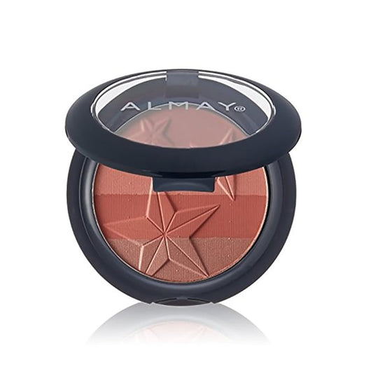 Almay Blush Palette, Face Makeup, High Pigment Powder, Smart Shade Blush, Hypoallergenic, 030 Coral, 0.32 Oz-Velvo Beauty