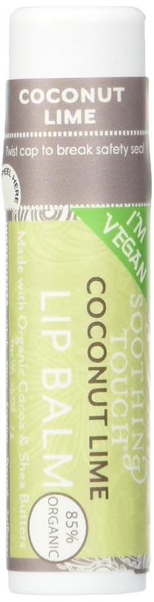 Soothing Touch Coconut Lime Lip Balm .25 oz (12 in a case)-Velvo Beauty
