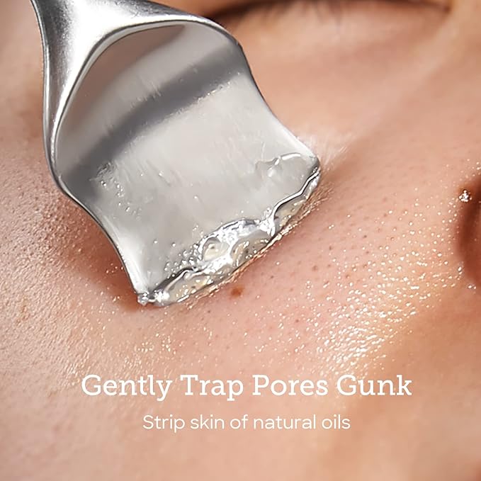 LitBear Pore Prep Tool, Blackhead Remover Pimple Popper Tool Kit, Stainless Steel Blackhead Extractions Tool for Acne, Whitehead Popping, Blemish, Comedone, Black-Velvo Beauty