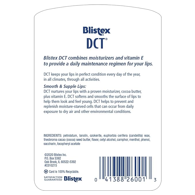 Blistex Dct Daily Conditioning treatment, 0.25 oz, Pack of 12-Velvo Beauty