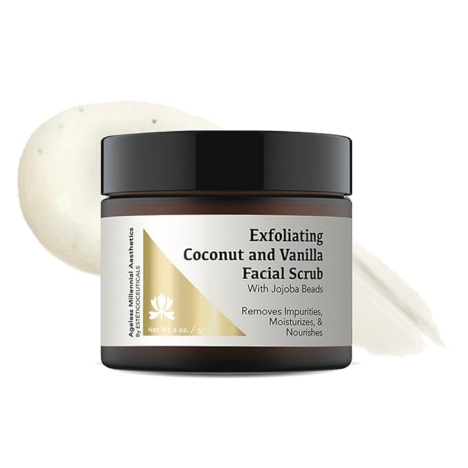 Ageless Millennial Aesthetics - Days Skin Care Gift Box - 1 Exfoliating Coconut Scrub - 2.0oz, 1 Pro-C Illuminating Antioxidant Serum - 1.0oz, and 1 Revitalisant Hydrating Cream - 2.0oz-Velvo Beauty