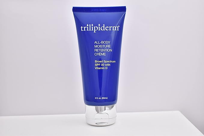 Trilipiderm Ultra Hydrating Body Regimen - 3oz Hydrating Exfoliant Cleanser + 3oz Hydrating All-Body Serum + 3oz All-Body Moisture Retention Créme + 3oz Broad Spectrum SPF 30 Set-Velvo Beauty