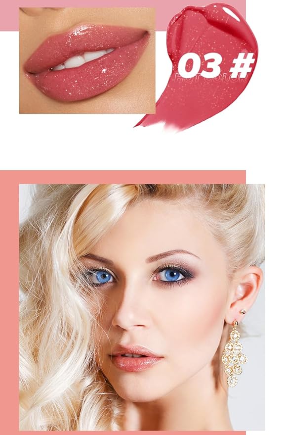 MAEPEOR Hydrating Lip Plumper 12 Colors Moisturizing Shiny Juicy Lip Balm Long Lasting Nourishing Lip Pluming Balm（Color 03)-Velvo Beauty