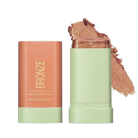 Blush Stick, Cream Blush Stick for Cheeks & Lips, Blendable Long-Lasting Multi-Use Contour Stick & Highlighter Makeup (RICH GLOW)-Velvo Beauty