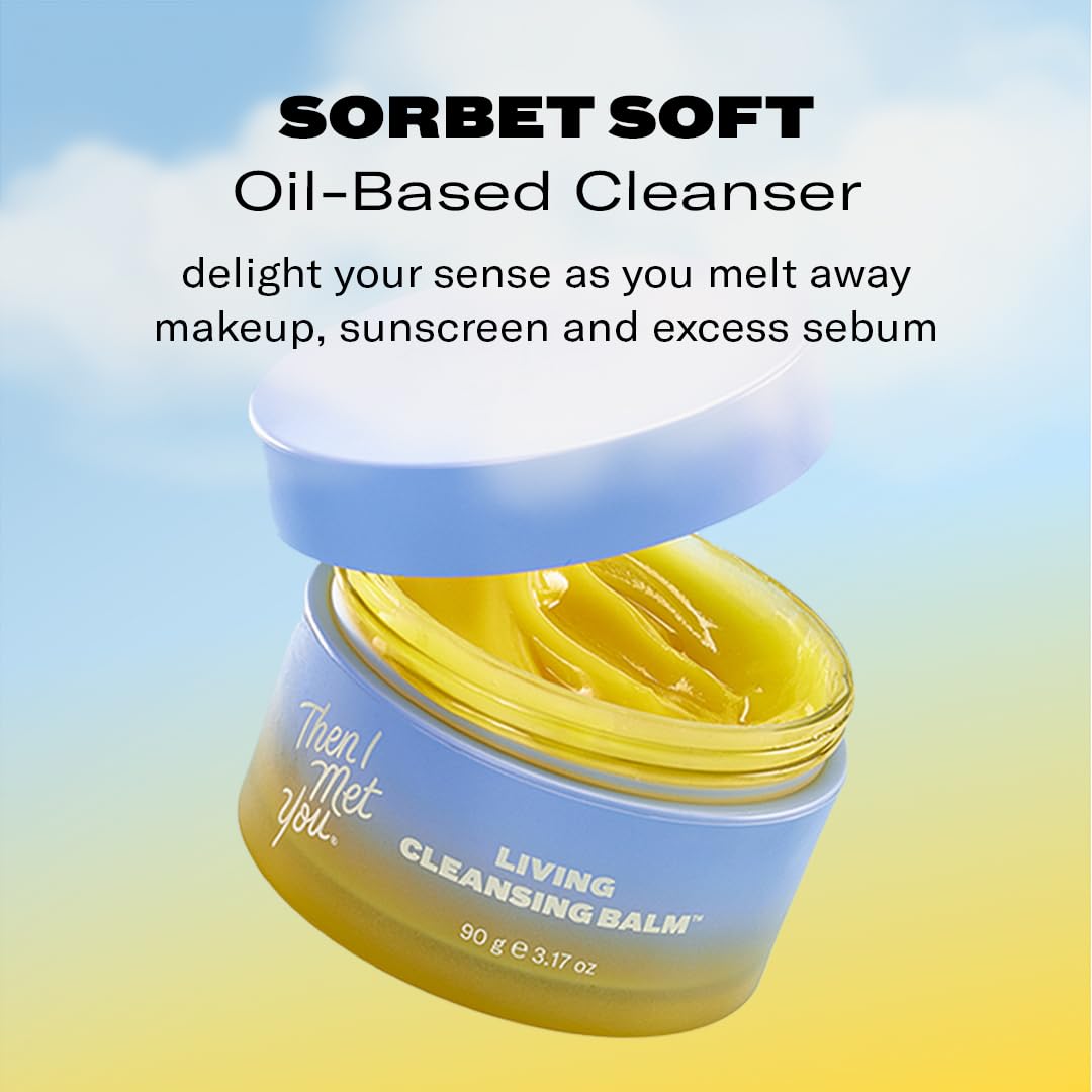 Then I Met You The Cleansing Duo Set with Living Balm Oil Cleanser & Soothing Tea Cleansing Gel Water Cleanser-Velvo Beauty