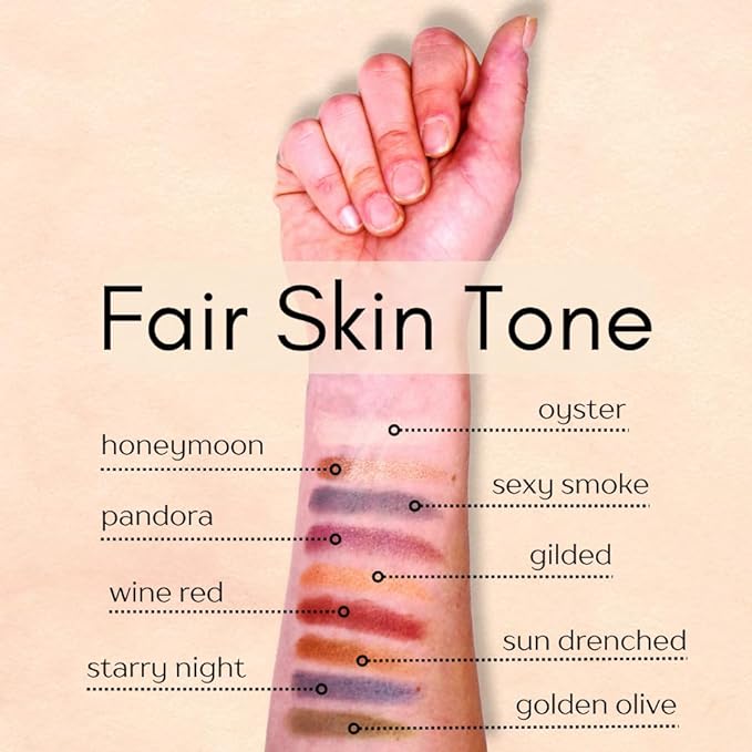 Wine Deep Purple Red Shimmer Pressed Powder Single Vegan Eyeshadow; Talc, Paraben & Cruelty Free-Velvo Beauty